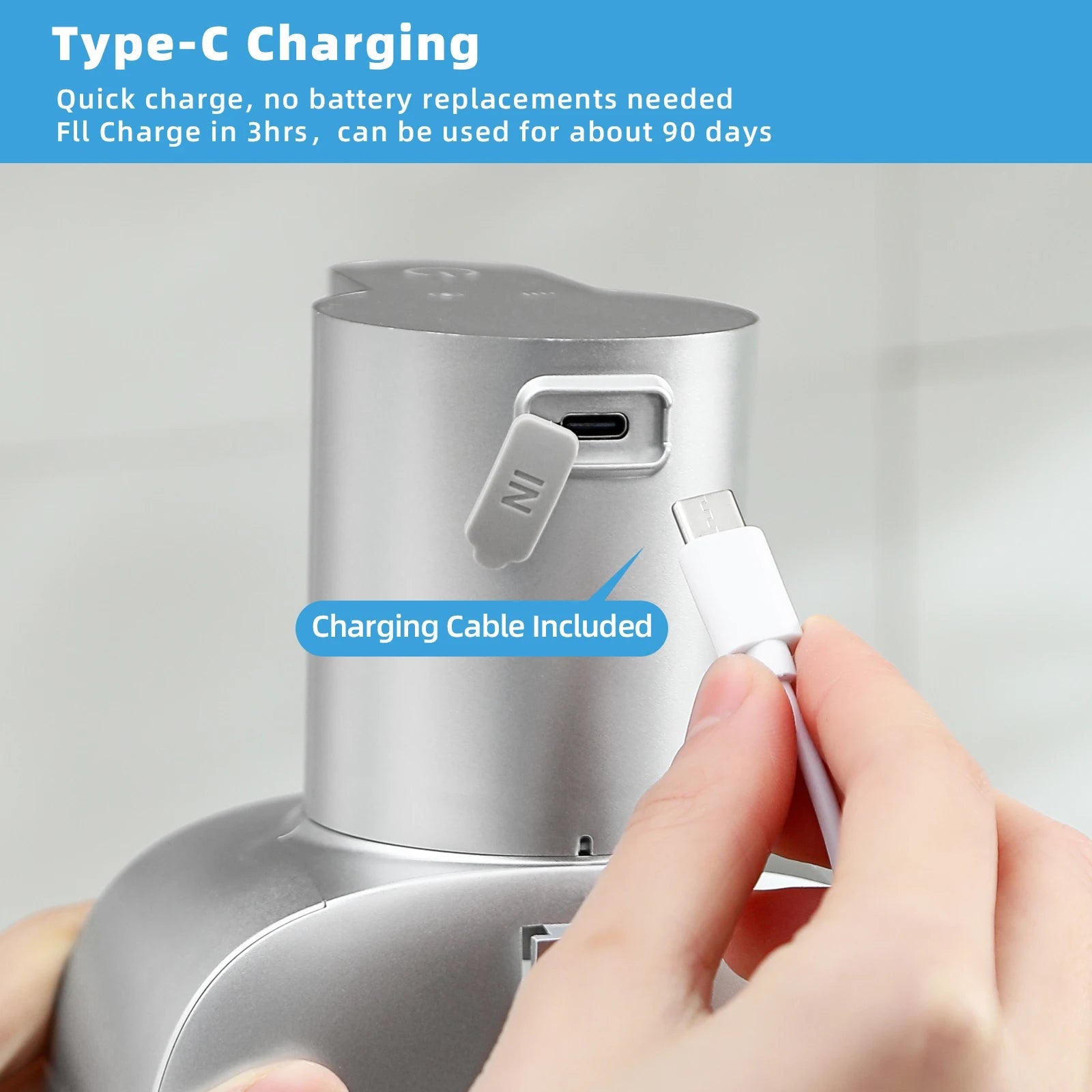New Wall Mounted Automatic Soap Dispenser Foam Smart Hand Washing Machine 500ml Liquid Rechargeable Bathroom Induction Sensor - Smoothy Home