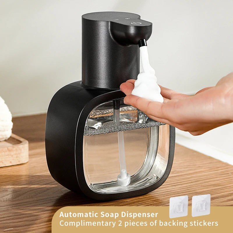 New Wall Mounted Automatic Soap Dispenser Foam Smart Hand Washing Machine 500ml Liquid Rechargeable Bathroom Induction Sensor - Smoothy Home