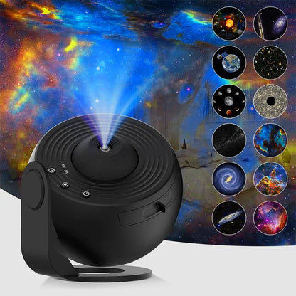 Night Light Galaxy Projector Starry Sky Projector 360° Rotate Planetarium Lamp For Kids Bedroom Valentines Day Gift Wedding Deco - Smoothy Home