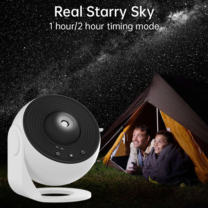 Night Light Galaxy Projector Starry Sky Projector 360° Rotate Planetarium Lamp For Kids Bedroom Valentines Day Gift Wedding Deco - Smoothy Home