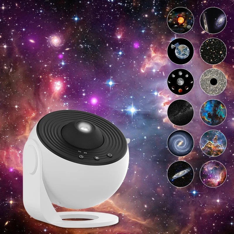 Night Light Galaxy Projector Starry Sky Projector 360° Rotate Planetarium Lamp For Kids Bedroom Valentines Day Gift Wedding Deco - Smoothy Home