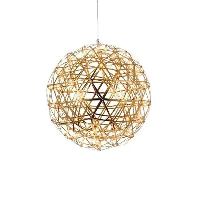 Nordic LEDSpark Ball Chandelier Restaurant Living Room Bedroom Shopping Center Hotel Luxury Pendant Lamp Park Art Decor Lighting - Smoothy Home