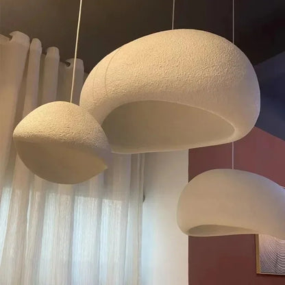 Nordic Minimalist Wabi-Sabi E27 LED Pendant Lights Modern Ceiling Chandelier For Dining Room Bedroom Bar Loft Home Hanging Lamp - Smoothy Home