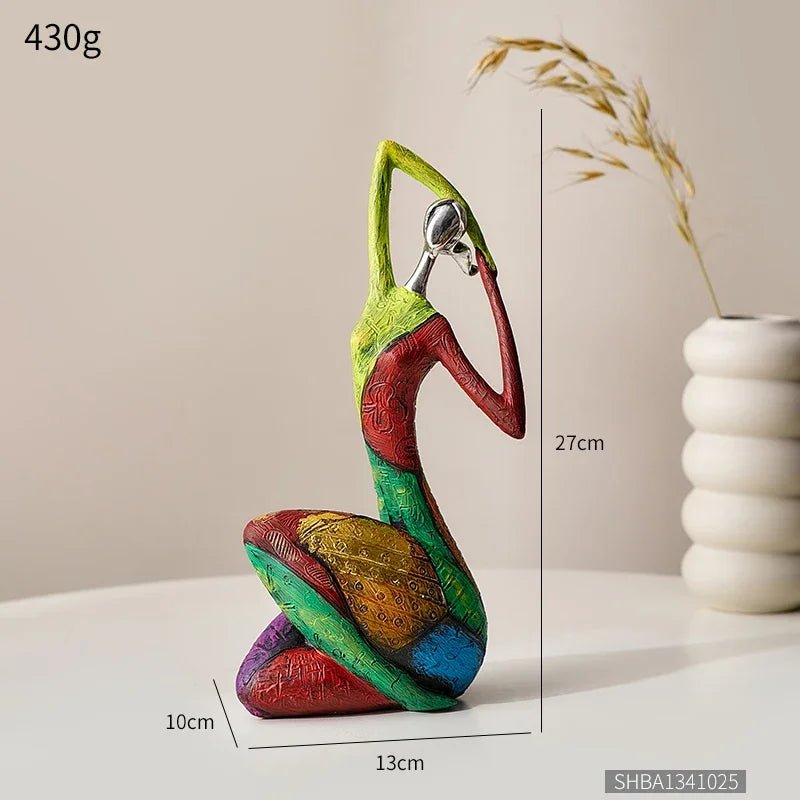 Nordic Style Creative Abstract Home Decoration Figure Sculpture Living Room Modern Art Figurine Desk Decoration Christmas Gifts - Smoothy Home