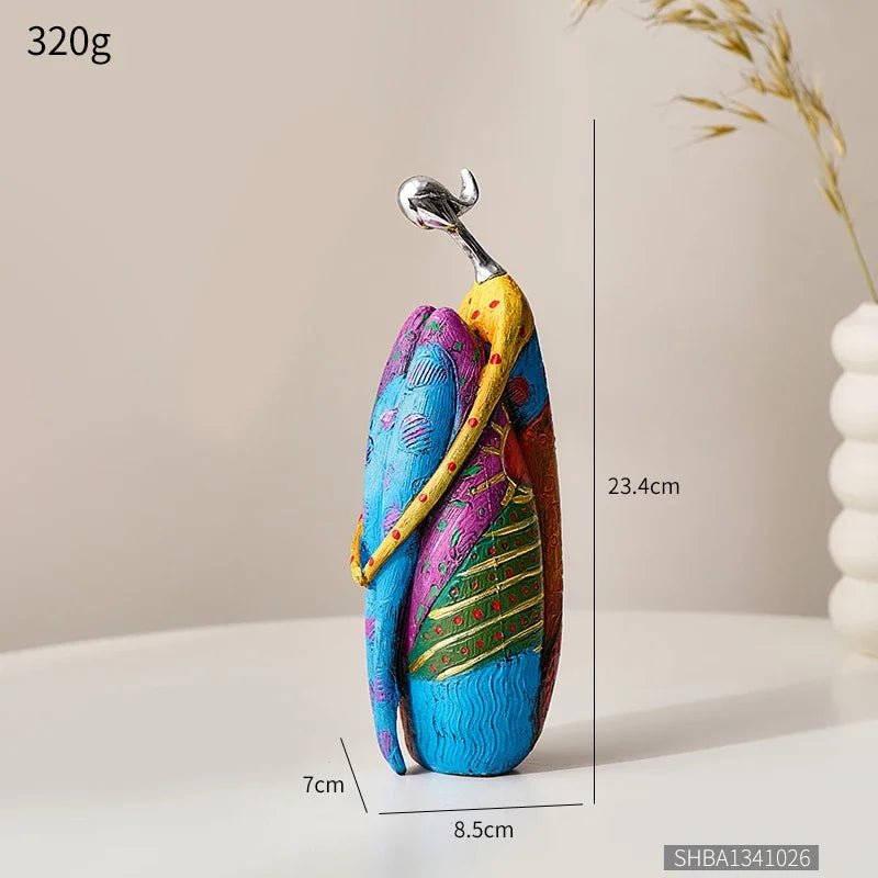 Nordic Style Creative Abstract Home Decoration Figure Sculpture Living Room Modern Art Figurine Desk Decoration Christmas Gifts - Smoothy Home