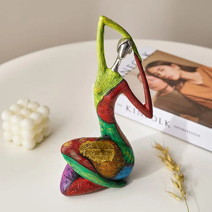 Nordic Style Creative Abstract Home Decoration Figure Sculpture Living Room Modern Art Figurine Desk Decoration Christmas Gifts - Smoothy Home