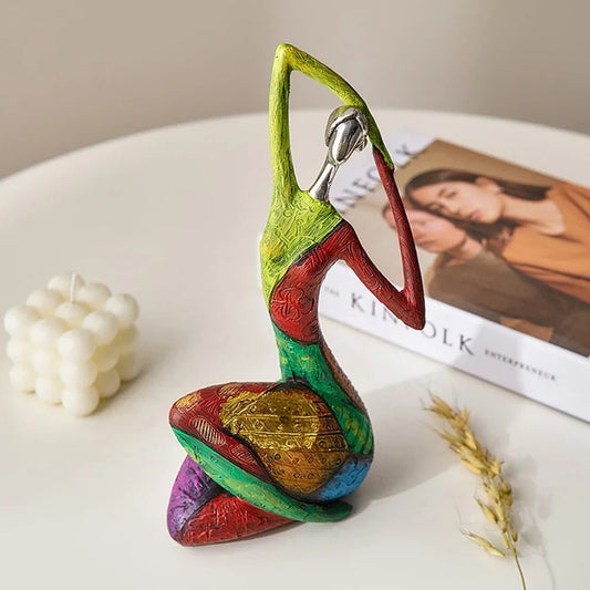 Nordic Style Creative Abstract Home Decoration Figure Sculpture Living Room Modern Art Figurine Desk Decoration Christmas Gifts - Smoothy Home