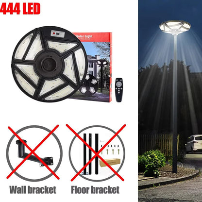 Outdoor integrated solar garden lamp human body induction landscape lamp UFO solar street lamp - Smoothy Home