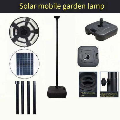 Outdoor integrated solar garden lamp human body induction landscape lamp UFO solar street lamp - Smoothy Home