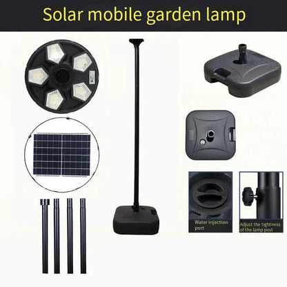 Outdoor integrated solar garden lamp human body induction landscape lamp UFO solar street lamp - Smoothy Home