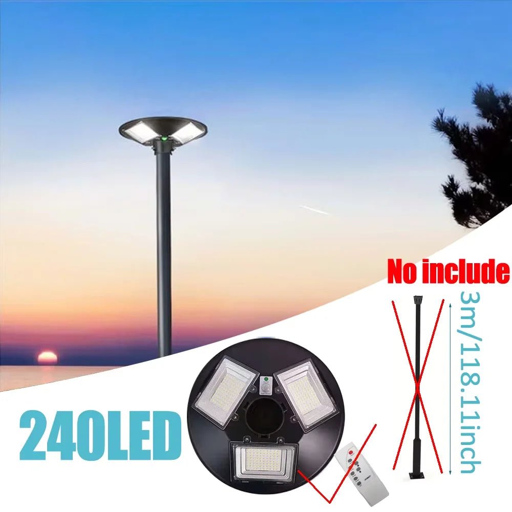 Outdoor integrated solar garden lamp human body induction landscape lamp UFO solar street lamp - Smoothy Home