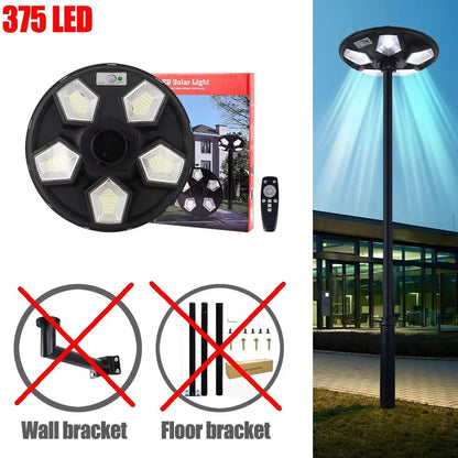 Outdoor integrated solar garden lamp human body induction landscape lamp UFO solar street lamp - Smoothy Home