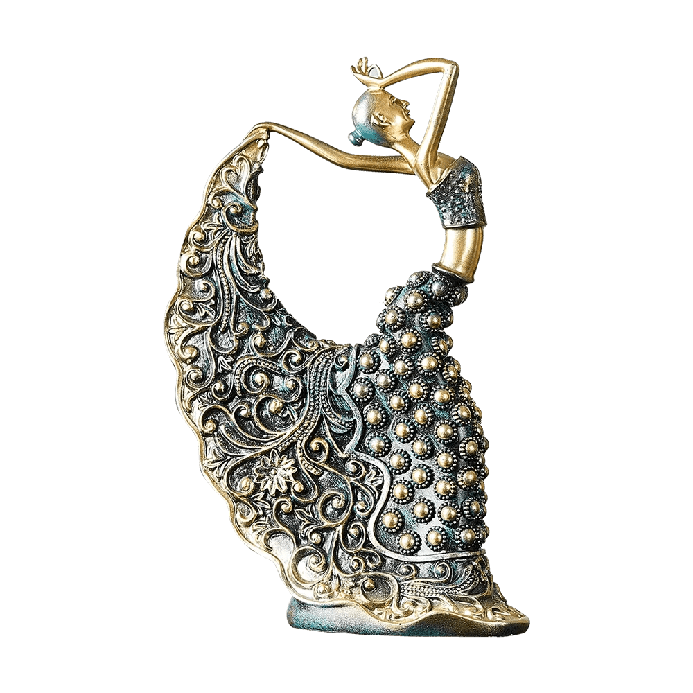 Peacock Dancer Model Luxury Atmosphere Decoration Home Living Room Decoration Ceramic Abstract Sculpture Art Decoration Statue - Smoothy Home
