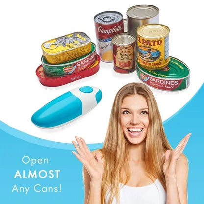Portable Automatic Can Opener Electric Can Opener Hands-Off/Smooth Edge/Battery Operated One Touch Opener Electric Can Openers - Smoothy Home