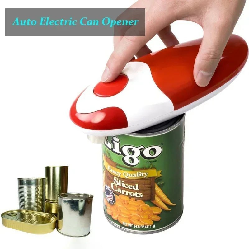 Portable Automatic Can Opener Electric Can Opener Hands-Off/Smooth Edge/Battery Operated One Touch Opener Electric Can Openers - Smoothy Home