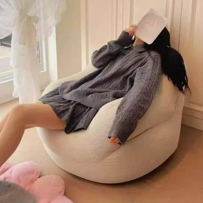 Portable Lazy Sofa Single Tatami Sofas Comfortable Modern Living Room Bean Bag Couch Luxury Aesthetic Couches Home Furniture - Smoothy Home