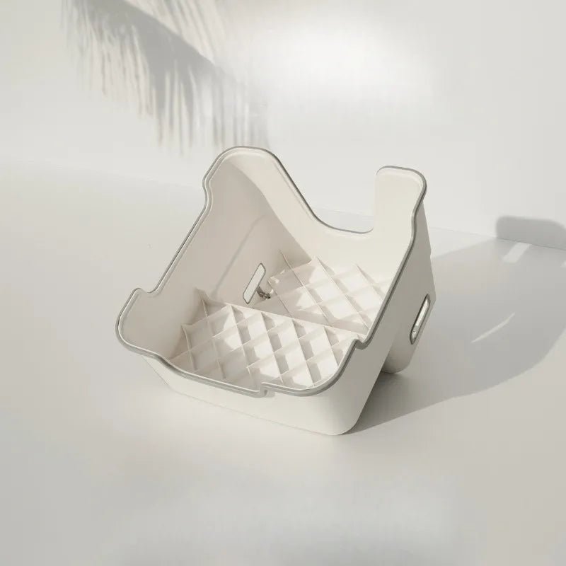 Portable Step Stool Bathroom Anti Slip Two-step Ladder: Suitable for Toilet Training and Sink - Plastic, No Electricity Required - Smoothy Home