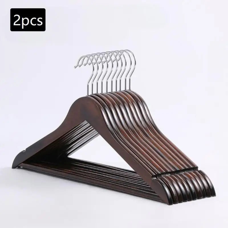 Premium Wooden Clothes Hangers - Smoothy Home