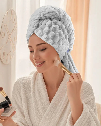 Quick-Dry Microfiber Hair Towel - Smoothy Home