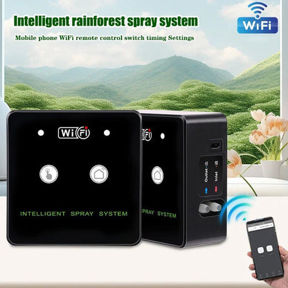 Rainforest Sprayer WiFi Control Automatic Mist Rainforest Timing Spray System Kit Irrigation Timer Reptile Sprayer Humidifier - Smoothy Home
