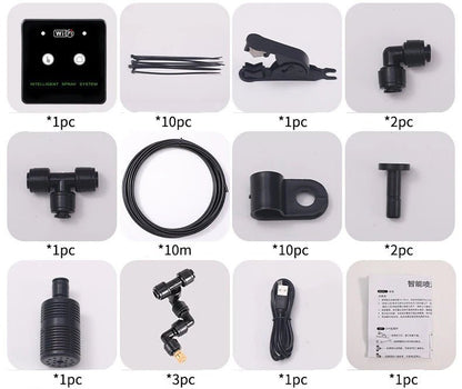 Rainforest Sprayer WiFi Control Automatic Mist Rainforest Timing Spray System Kit Irrigation Timer Reptile Sprayer Humidifier - Smoothy Home