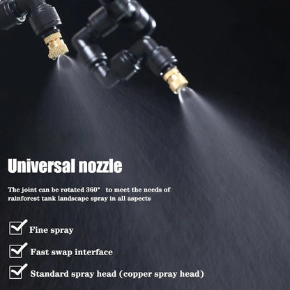 Rainforest Sprayer WiFi Control Automatic Mist Rainforest Timing Spray System Kit Irrigation Timer Reptile Sprayer Humidifier - Smoothy Home