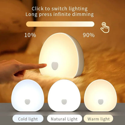 RGB Sleep White Noise Machine with Soothing Sound Touchable Rechargeable LED Night Light Relaxing Audio & Sleep Lamp for Baby - Smoothy Home