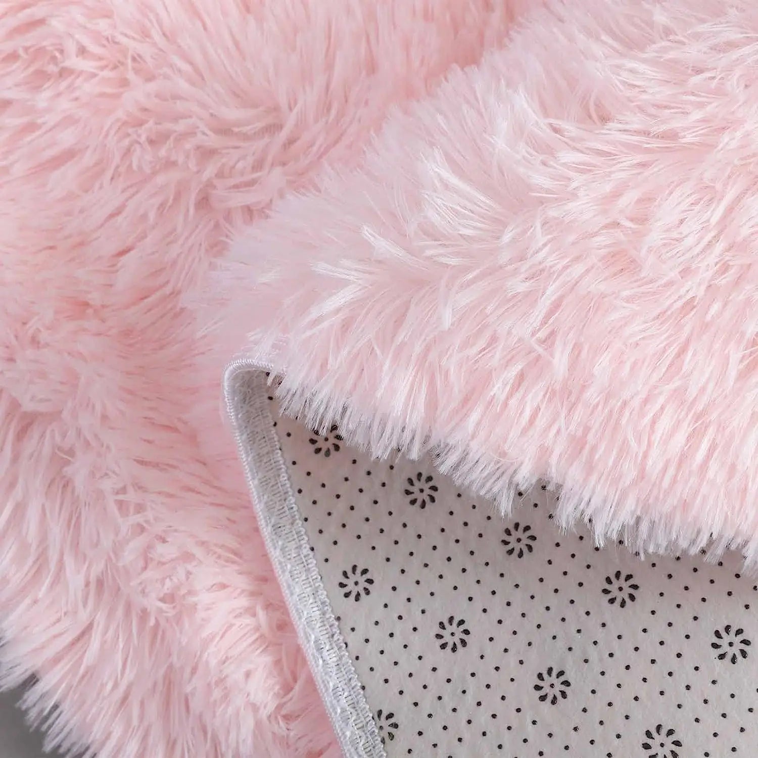 Round Fluffy Plush Area Rug - Smoothy Home