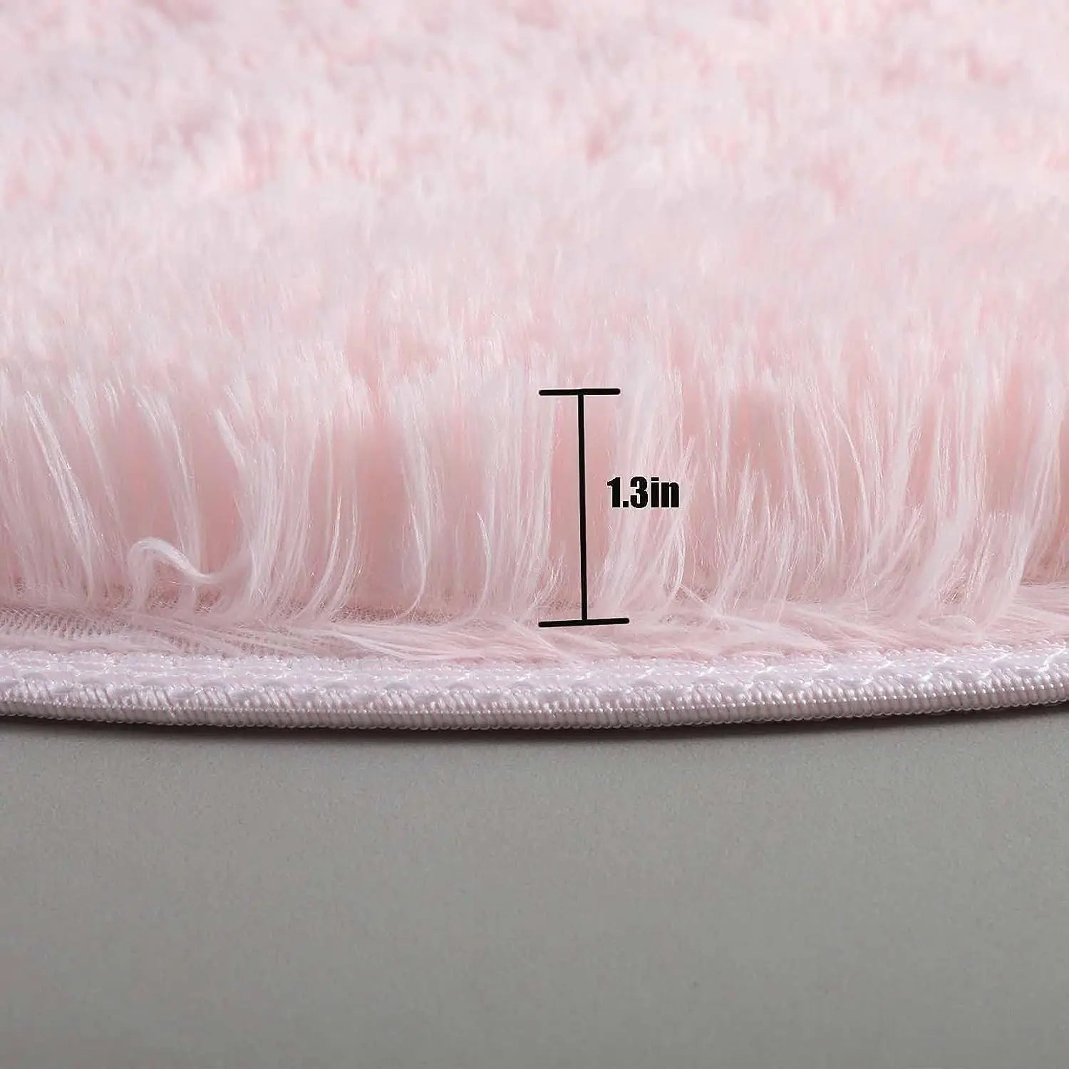 Round Fluffy Plush Area Rug - Smoothy Home