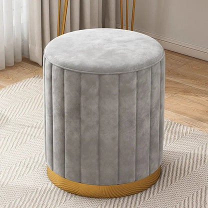 Round Storage Ottoman Stool - Smoothy Home