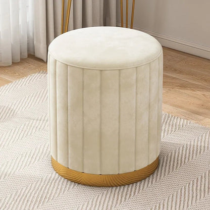 Round Storage Ottoman Stool - Smoothy Home