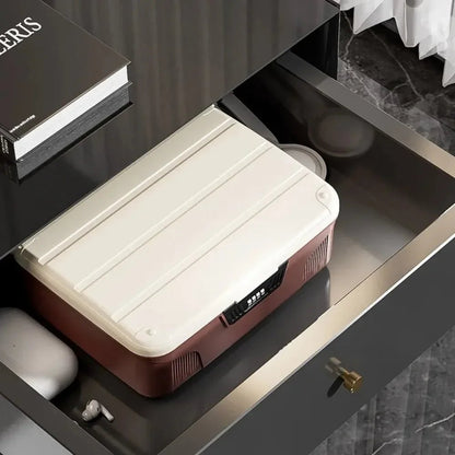 Safe Security Storage Box Passport Cash Organizer Case Household Valuables Jewelry Document Privacy Security Storage Safe Box - Smoothy Home