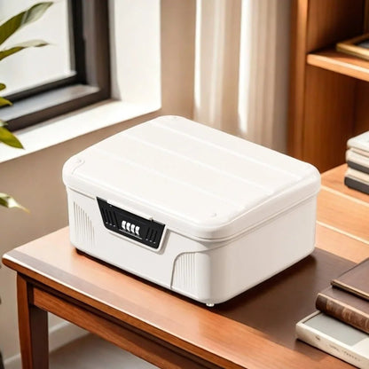Safe Security Storage Box Passport Cash Organizer Case Household Valuables Jewelry Document Privacy Security Storage Safe Box - Smoothy Home