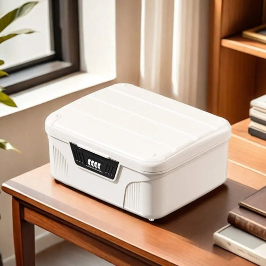 Safe Security Storage Box Passport Cash Organizer Case Household Valuables Jewelry Document Privacy Security Storage Safe Box - Smoothy Home