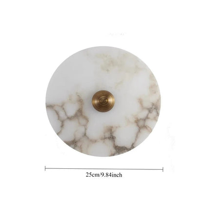 Simple Natural Alabaster Wall Light Living Room Bedroom Bedside Entrance Hall Modern Marble Aisle Creative Background Wall Lamps - Smoothy Home