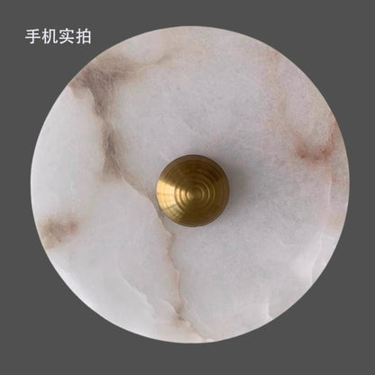 Simple Natural Alabaster Wall Light Living Room Bedroom Bedside Entrance Hall Modern Marble Aisle Creative Background Wall Lamps - Smoothy Home