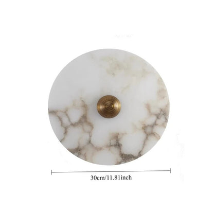 Simple Natural Alabaster Wall Light Living Room Bedroom Bedside Entrance Hall Modern Marble Aisle Creative Background Wall Lamps - Smoothy Home