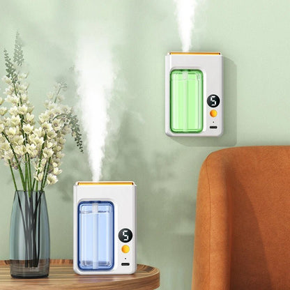 Smart Aroma Diffuser Air Purifier Digital Display Plant Essential Oils 5 Gears Wall Mount Tabletop USB Charging Living Room - Smoothy Home