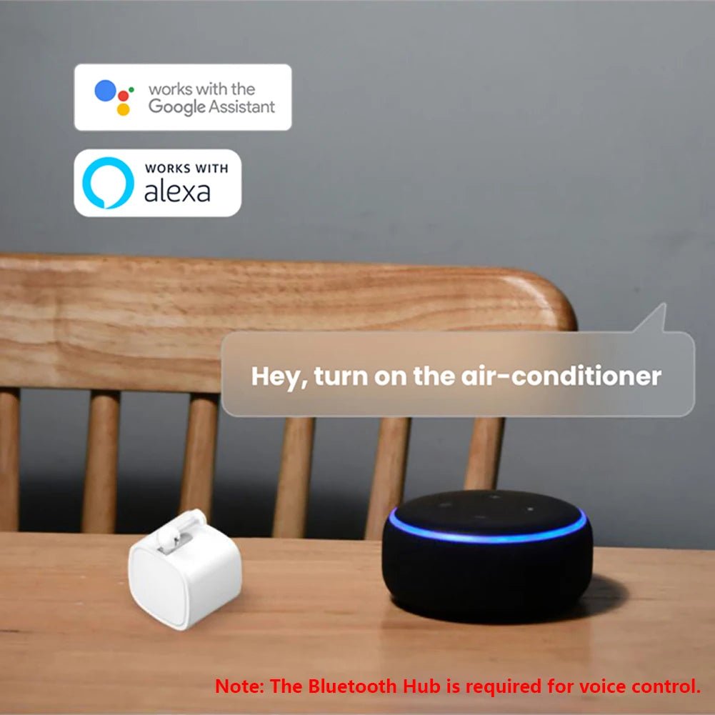 Smart Bluetooth Finger Robot Switch Button Smart Life APP Fingerbot Wireless Switch Bot Pusher with Bluetooth Gateway Option - Smoothy Home