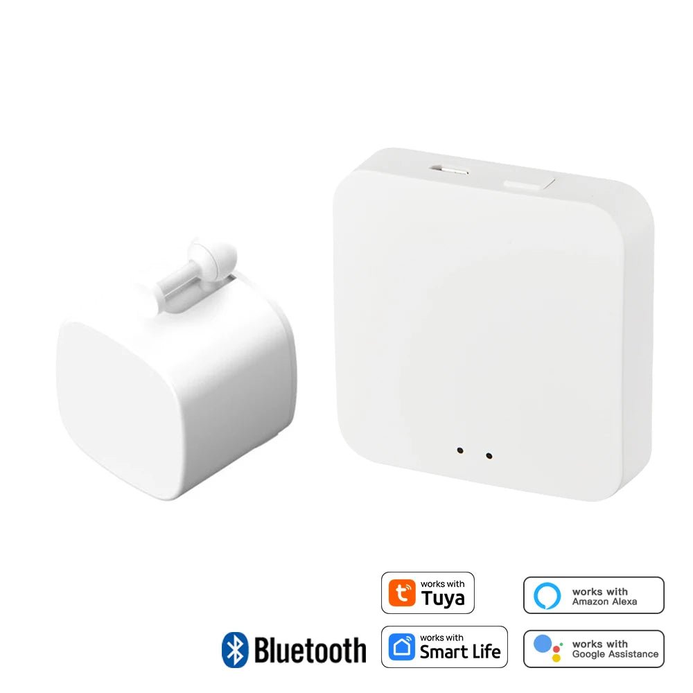Smart Bluetooth Finger Robot Switch Button Smart Life APP Fingerbot Wireless Switch Bot Pusher with Bluetooth Gateway Option - Smoothy Home