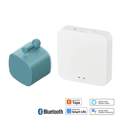 Smart Bluetooth Finger Robot Switch Button Smart Life APP Fingerbot Wireless Switch Bot Pusher with Bluetooth Gateway Option - Smoothy Home