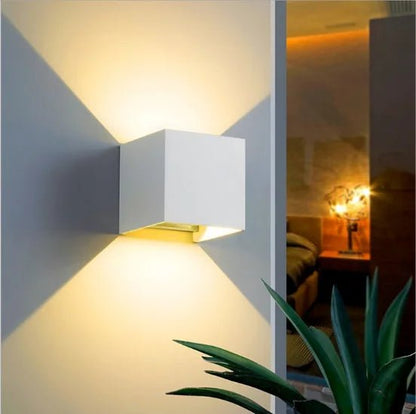 Smart Cube Wall Light, Adjust Angle Up and Down Light, 16M+ Color Dimmable Music Sync, Work with Alexa & Google Assistant - Smoothy Home