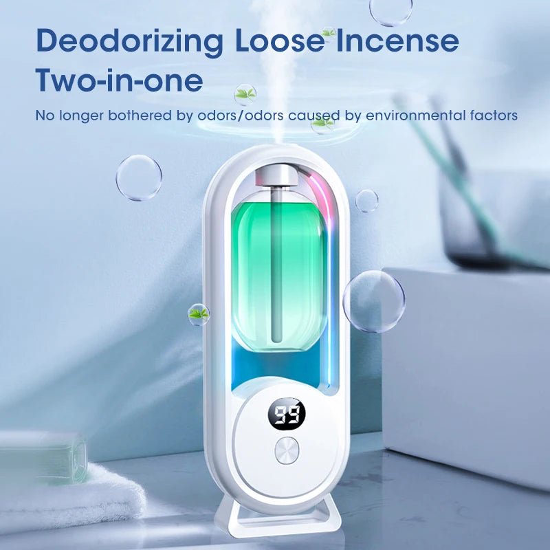 Smart Essential Oil Diffuser 5-Speed Adjustable Speed Household Fragrance Machine Kitchen & Bathroom Deodorizer Atomizer - Smoothy Home