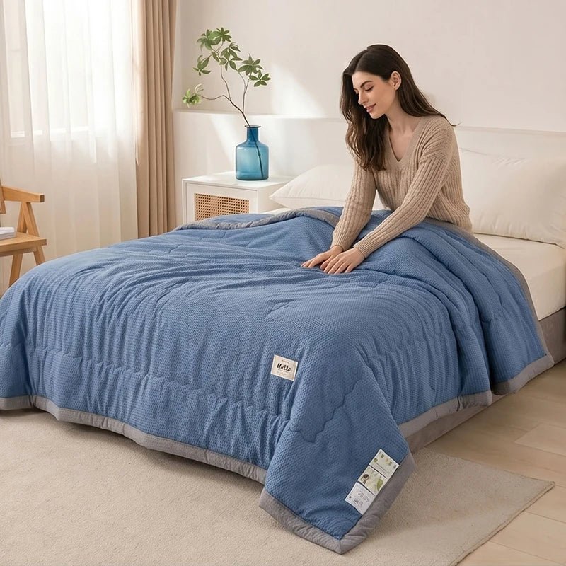 Soft Cooling Comforter Quilt Blanket - Smoothy Home