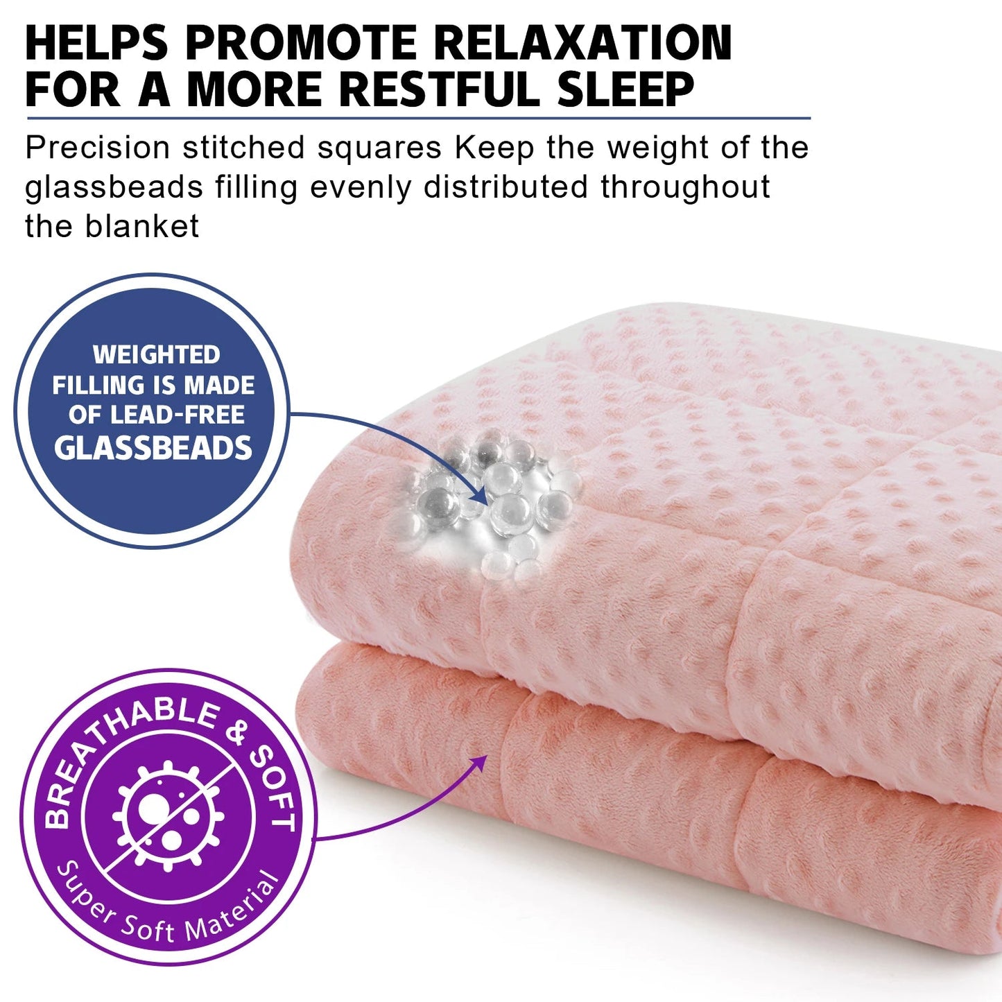 Soft Minky Weighted Blanket - Smoothy Home