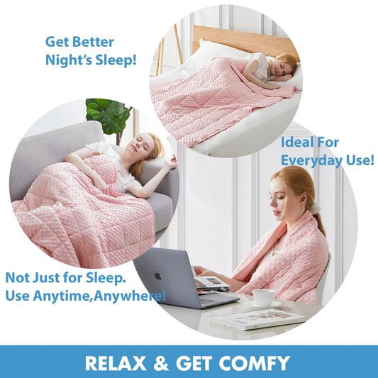 Soft Minky Weighted Blanket - Smoothy Home