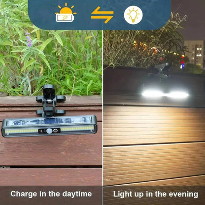 Solar Motion Sensor Lights Outdoor 36LED Clip On Solar Fence Lights Waterproof Security Wall Lights Portable Security Light Yard - Smoothy Home