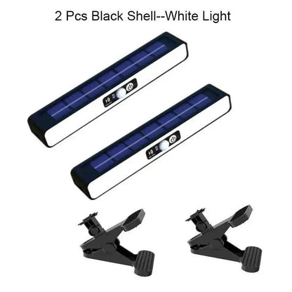 Solar Motion Sensor Lights Outdoor 36LED Clip On Solar Fence Lights Waterproof Security Wall Lights Portable Security Light Yard - Smoothy Home