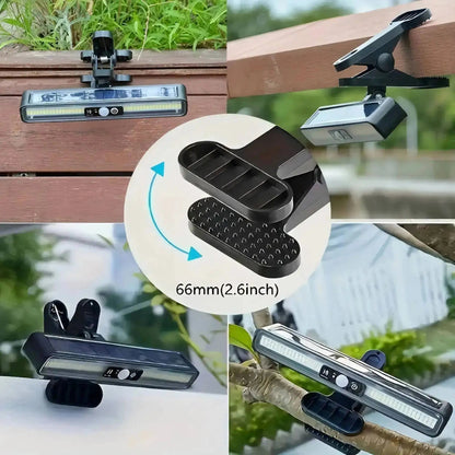 Solar Motion Sensor Lights Outdoor 36LED Clip On Solar Fence Lights Waterproof Security Wall Lights Portable Security Light Yard - Smoothy Home