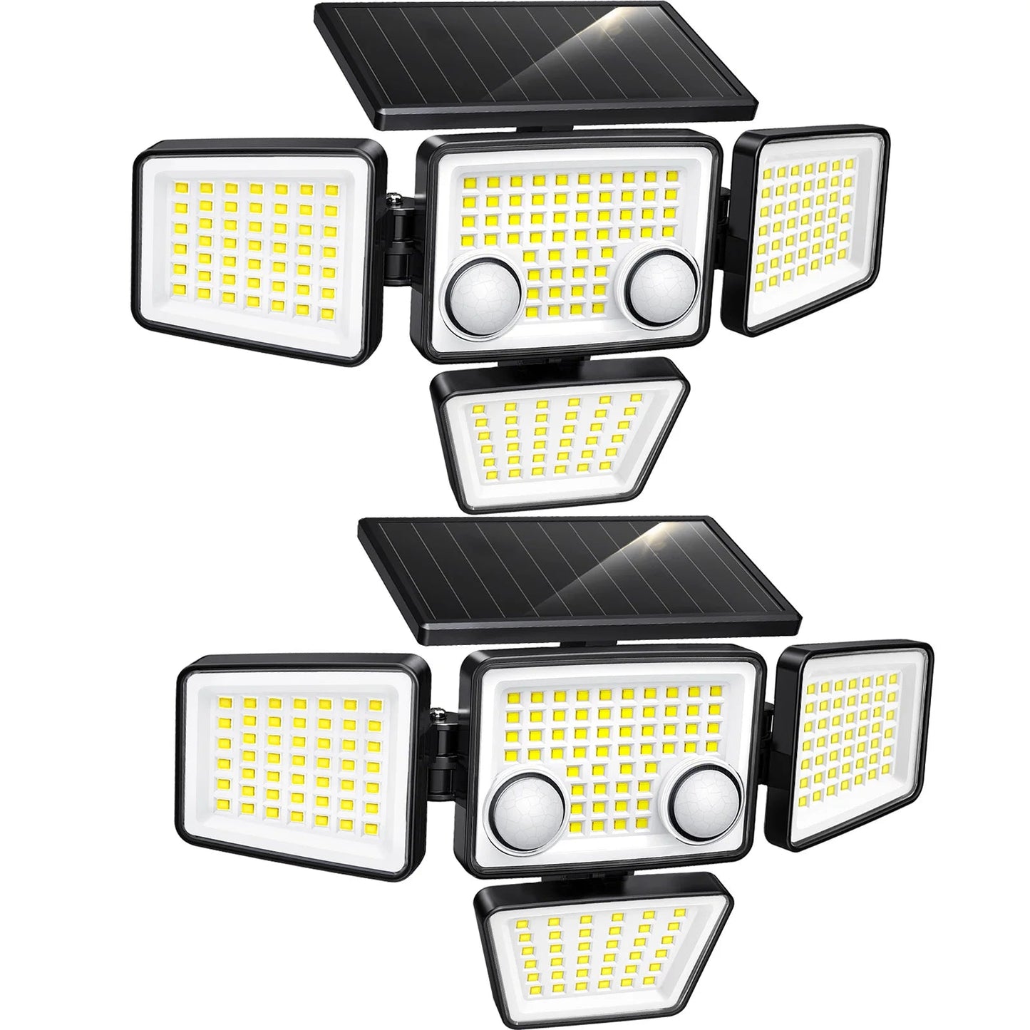 Solar Outdoor Lights - 3000LM 188 LED Motion Sensor Lights Solar Flood Security Lights for Backyard Yard Patio - Smoothy Home